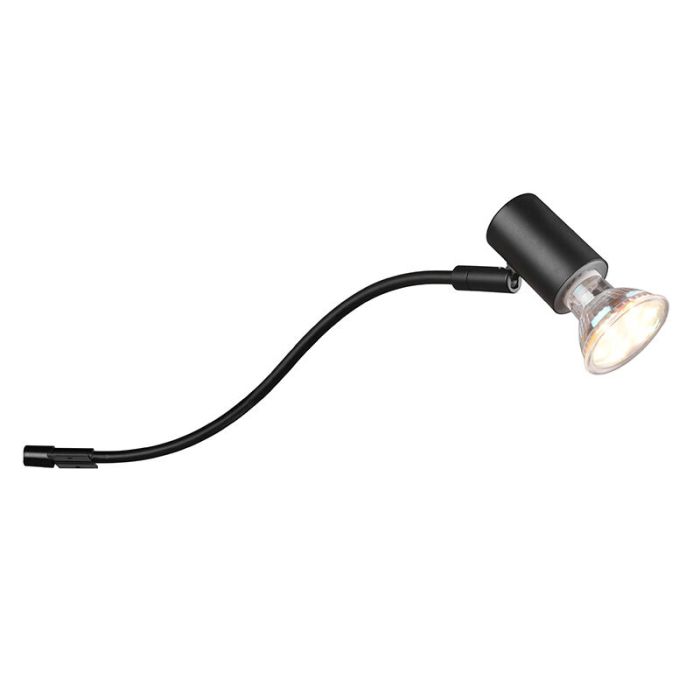 Schwarze Wandleuchte Badezimmer Modern, Martika, IP44