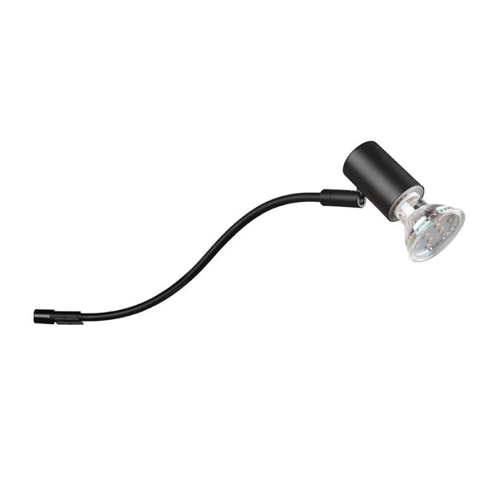 Schwarze Wandleuchte Badezimmer Modern, Martika, IP44