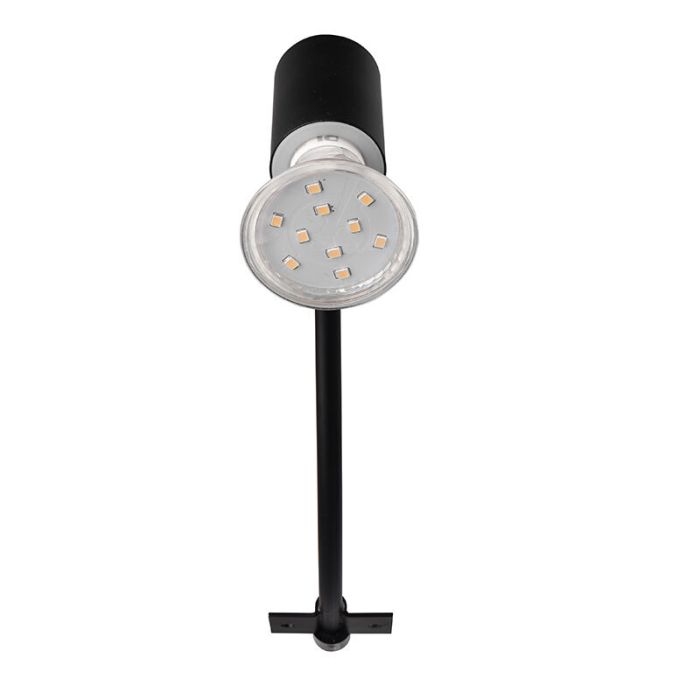 Schwarze Wandleuchte Badezimmer Modern, Martika, IP44