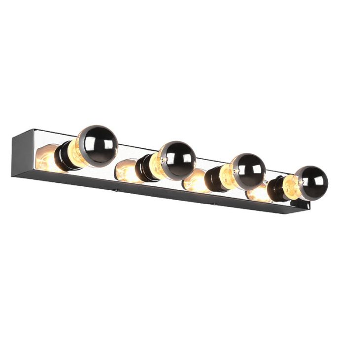 Chrom Wandleuchte Badezimmer Modern, Rinaldo, IP44