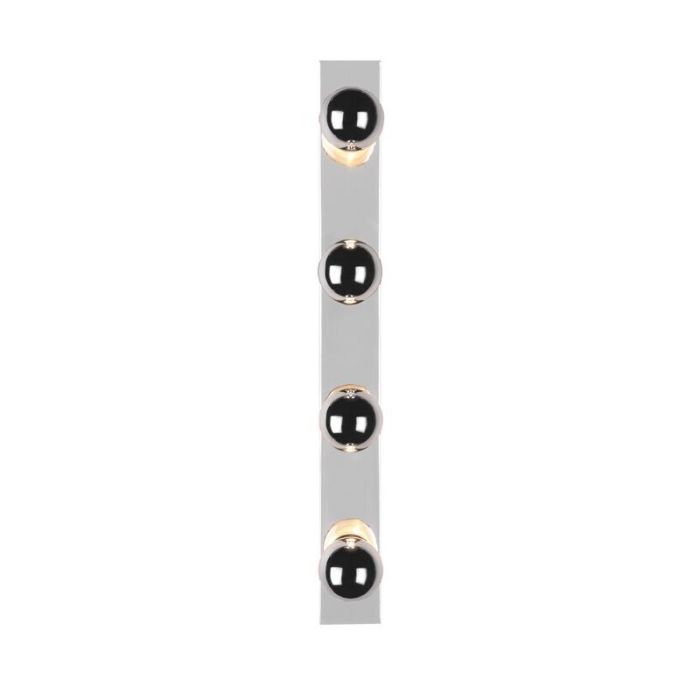 Chrom Wandleuchte Badezimmer Modern, Rinaldo, IP44