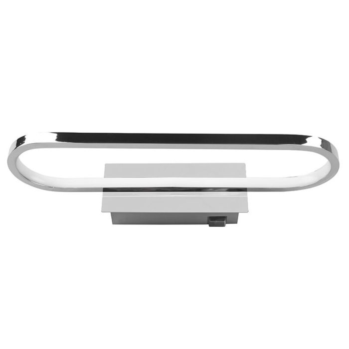 Chrom Wandleuchte Badezimmer Modern, Martin, 17W, 3000K LED, IP44