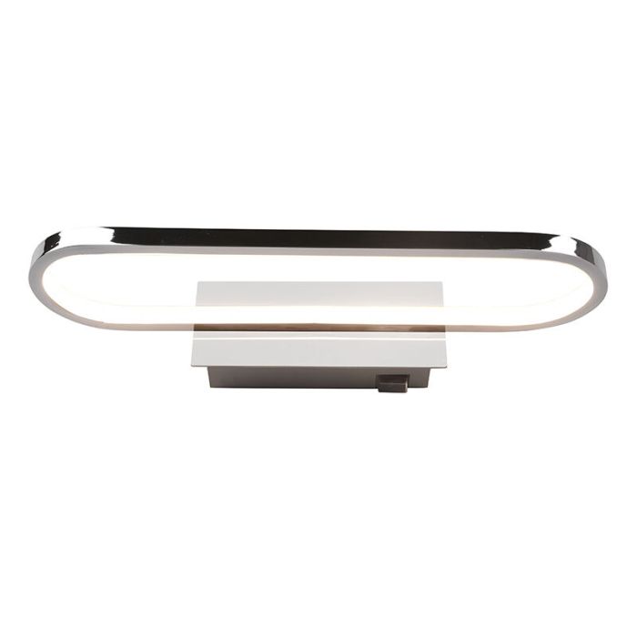 Chrom Wandleuchte Badezimmer Modern, Martin, 17W, 3000K LED, IP44