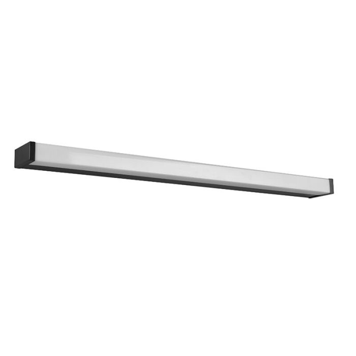 Schwarze Wandleuchte Badezimmer Modern, Celesta, 12W, 3000K LED, IP44