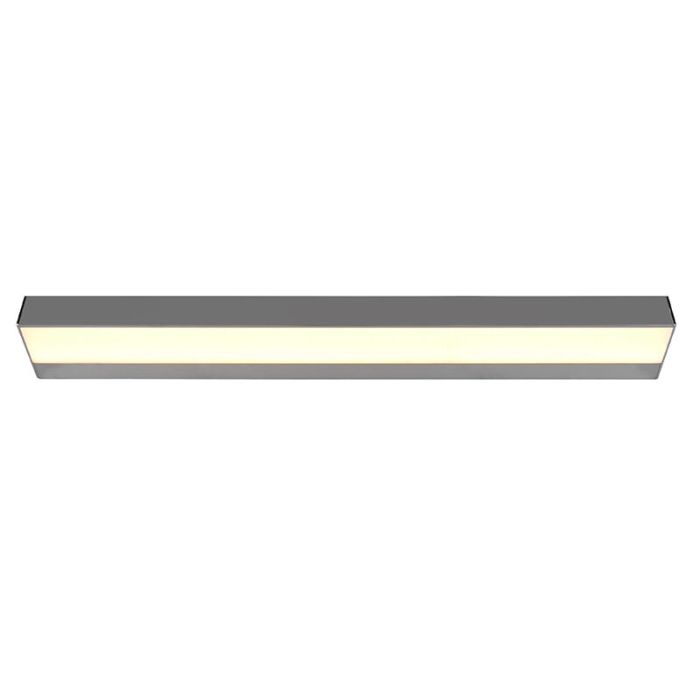Chrom Wandleuchte Badezimmer Modern, Basma, 8W, 3000K LED, IP44