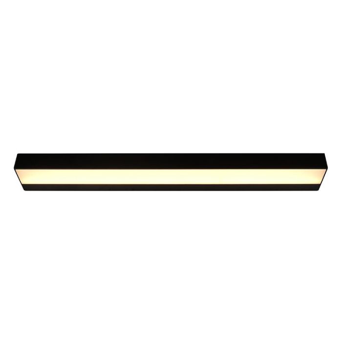Schwarze Wandleuchte Badezimmer Modern, Basma, 8W, 3000K LED, IP44