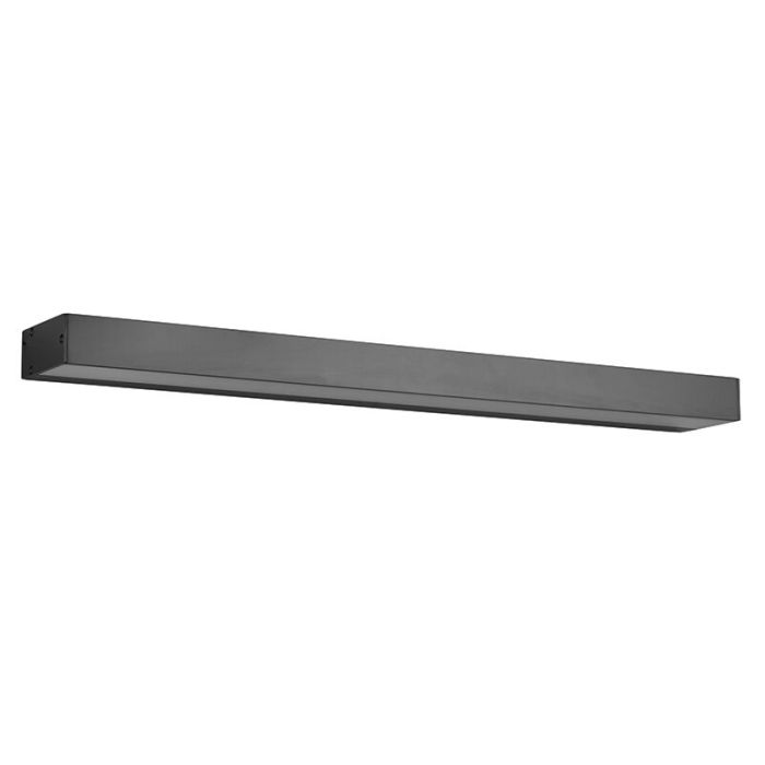 Schwarze Wandleuchte Badezimmer Modern, Basma, 8W, 3000K LED, IP44
