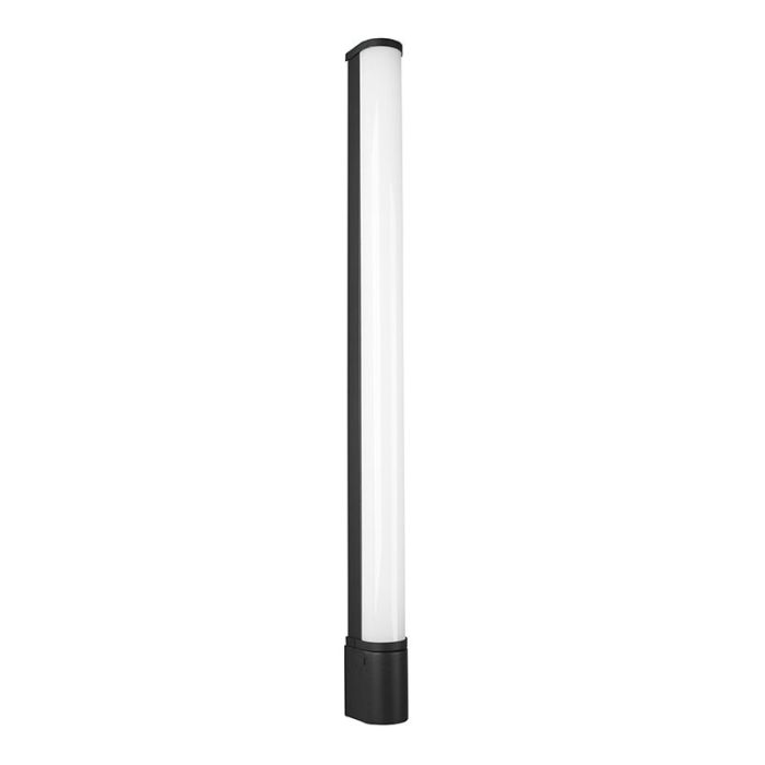Schwarze Wandleuchte Badezimmer Modern, Bernou, 16W, 3000K LED, IP44