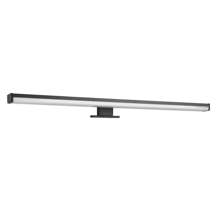 Schwarze Wandleuchte Badezimmer Modern, Celal, 11,5W, 3000K LED, IP44