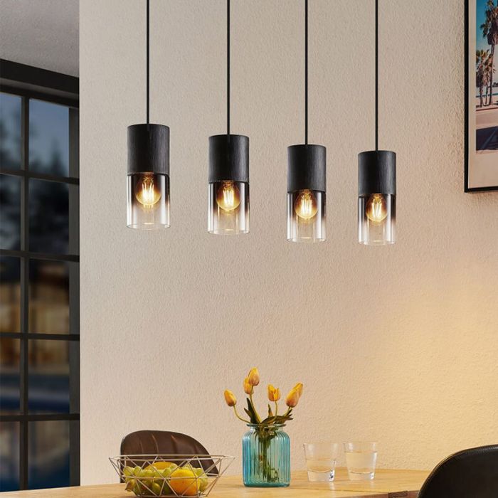 Graue Pendelleuchte Modern, Amadi