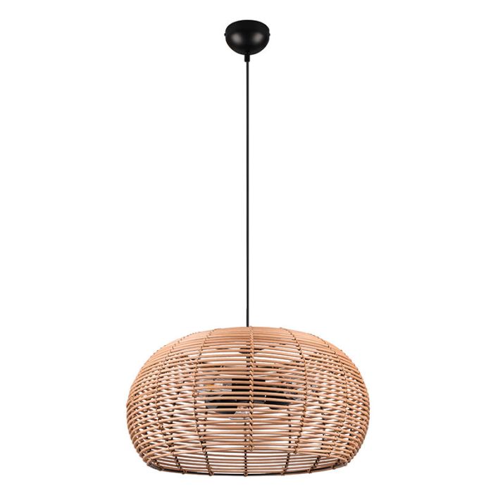 Rattan Pendelleuchte Braun, Nesrine