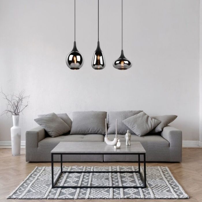 Schwarze Pendelleuchte Design, Sybren
