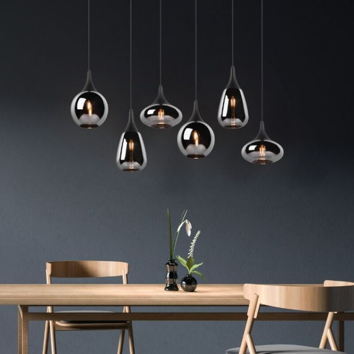 Schwarze Pendelleuchte Design, Sybren
