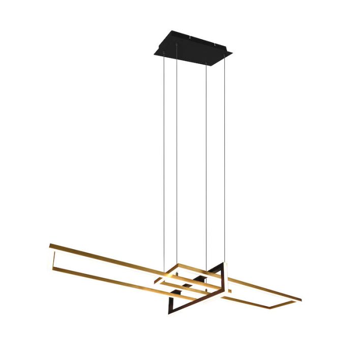 Messing Pendelleuchte Modern, Hatun, 34W, 3000K LED