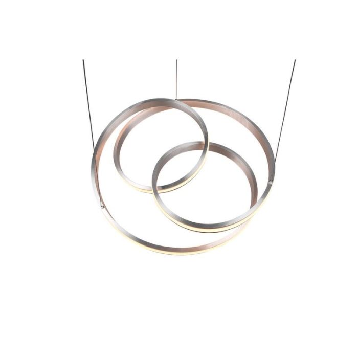 Nickel Pendelleuchte Modern, Elyse, 60W, in Lichtfarbe einstellbare LED