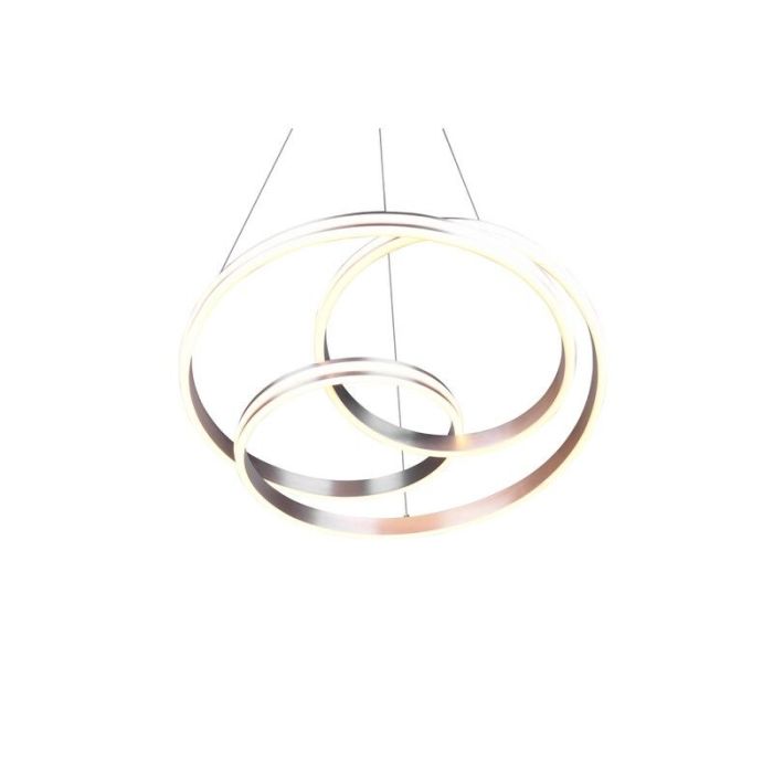 Nickel Pendelleuchte Modern, Elyse, 60W, in Lichtfarbe einstellbare LED