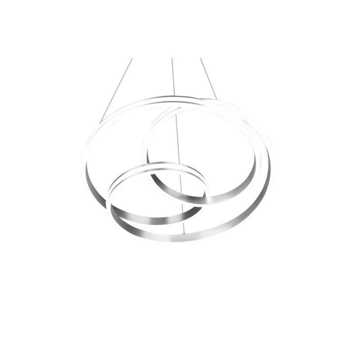 Nickel Pendelleuchte Modern, Elyse, 60W, in Lichtfarbe einstellbare LED