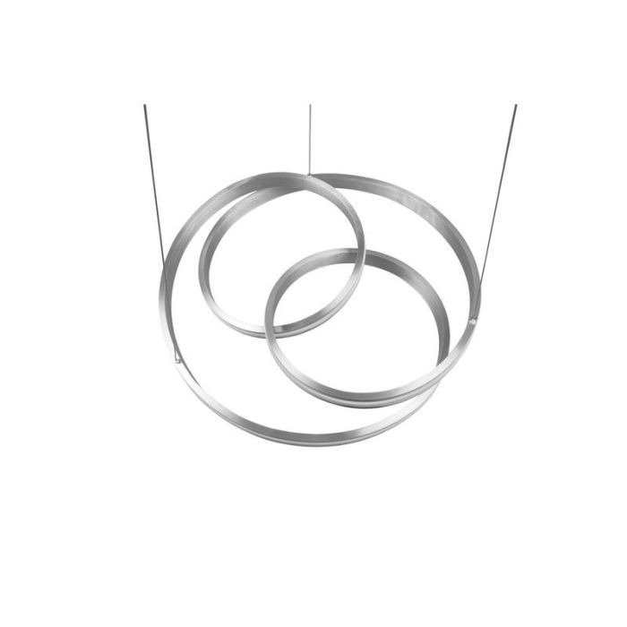 Nickel Pendelleuchte Modern, Elyse, 60W, in Lichtfarbe einstellbare LED