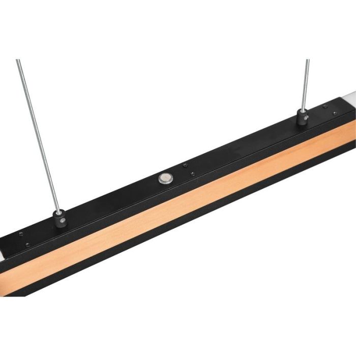 Holz Pendelleuchte Modern, Cengiz, 40W, in Lichtfarbe einstellbare LED, mit Schalter