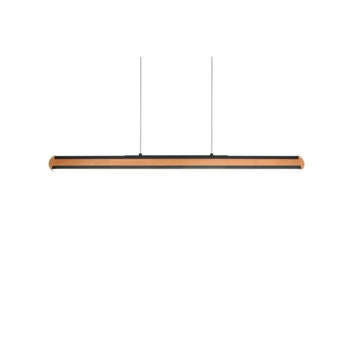 Holz Pendelleuchte Modern, Cengiz, 40W, in Lichtfarbe einstellbare LED, mit Schalter