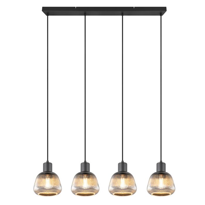 Schwarze Pendelleuchte Modern, Meriem