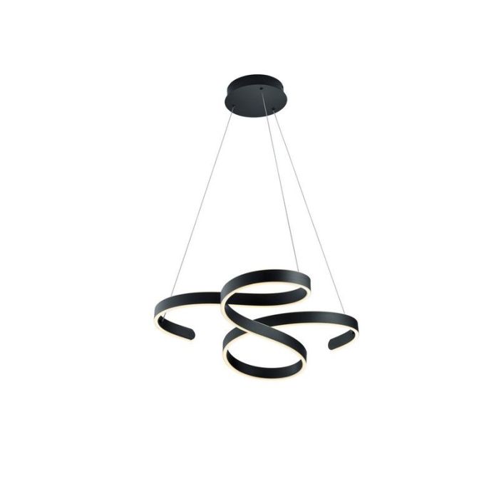 Anthrazit Pendelleuchte Modern, Davu, 52W, 3000K LED