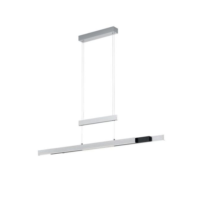 Chrom Pendelleuchte Esszimmer Modern, Jessey, 45W, warm- bis kaltweiß einstellbare LED