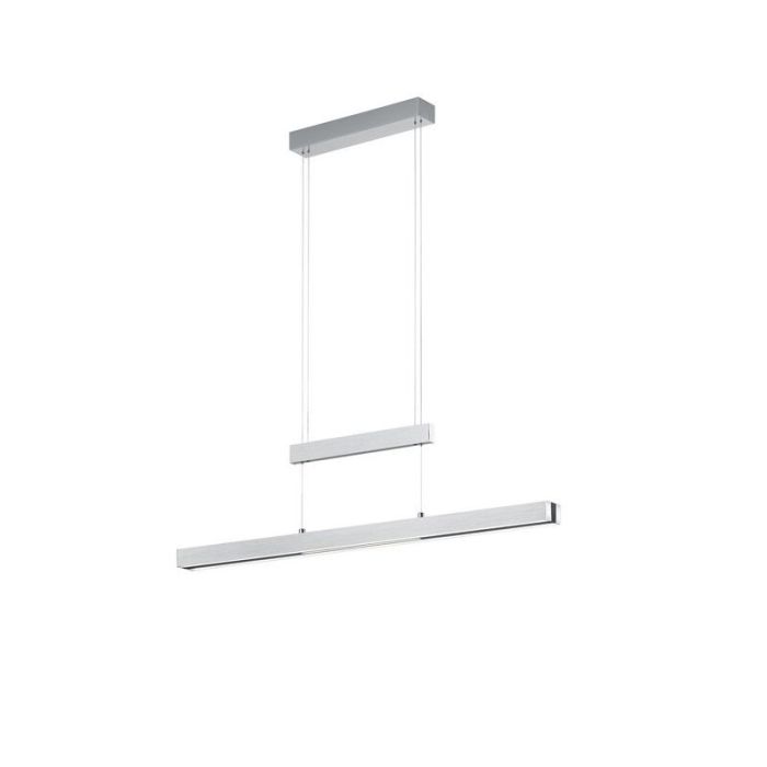 Chrom Pendelleuchte Esszimmer Modern, Jessey, 45W, warm- bis kaltweiß einstellbare LED