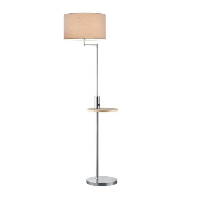 Graue Stehlampe Modern, Logiso