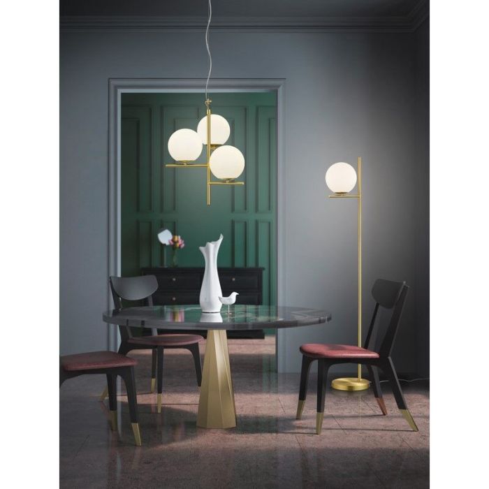 Messing Stehlampe Modern, Silkis, mit Schalter