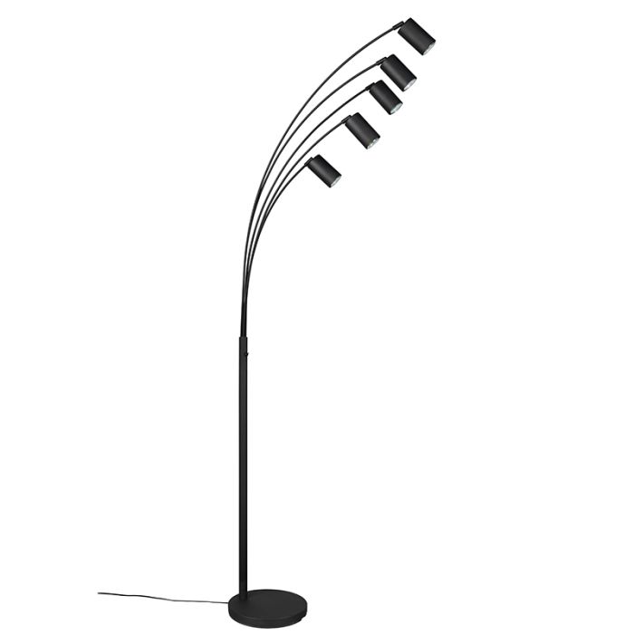 Schwarze Stehlampe Modern, Kaso