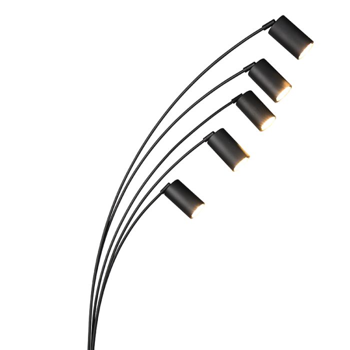 Schwarze Stehlampe Modern, Kaso
