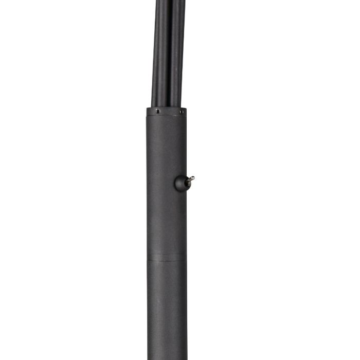 Schwarze Stehlampe Modern, Kaso