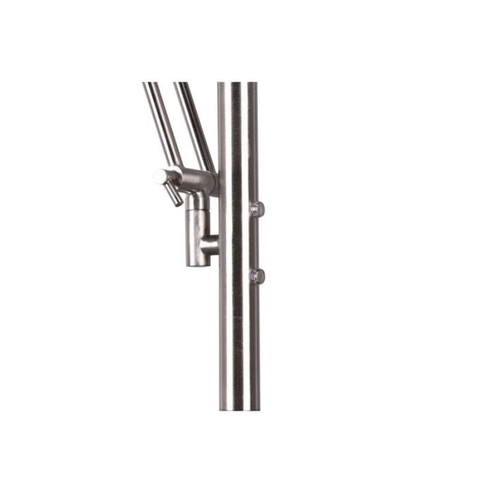 Nickel Leselampe Stehlampe Modern, Yazid, 32W, in Lichtfarbe einstellbare LED, mit Touch-Dimmer