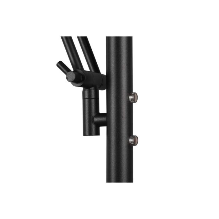 Schwarze Leselampe Stehlampe Modern, Yazid, 32W, in Lichtfarbe einstellbare LED, mit Touch-Dimmer