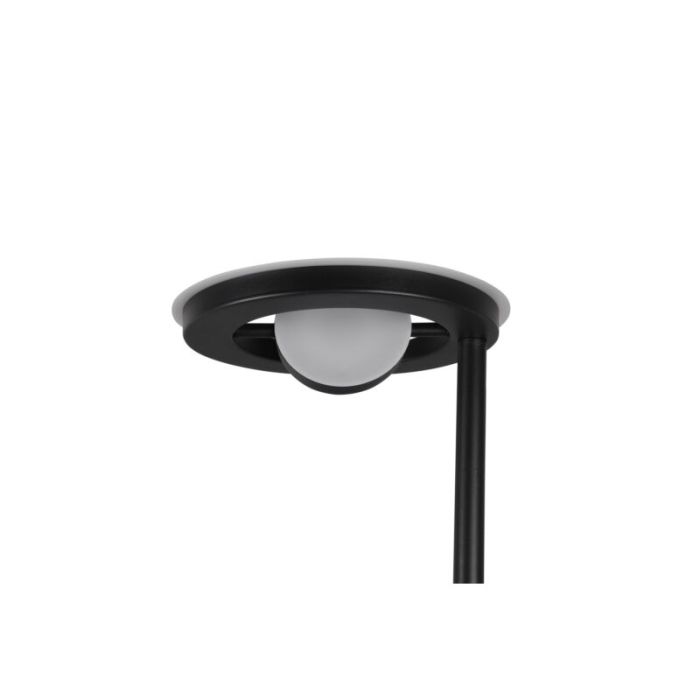 Schwarze Leselampe Stehlampe Modern, Yazid, 32W, in Lichtfarbe einstellbare LED, mit Touch-Dimmer