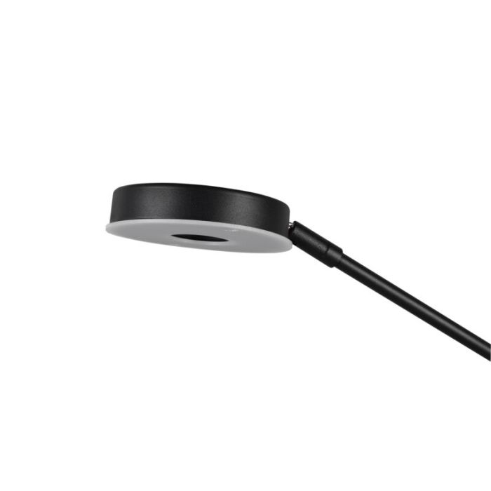 Schwarze Leselampe Stehlampe Modern, Yazid, 32W, in Lichtfarbe einstellbare LED, mit Touch-Dimmer
