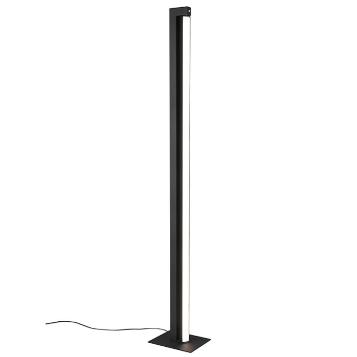 Schwarze Stehlampe Modern, Raihana, 21W, White Switch LED, mit Touch-Dimmer