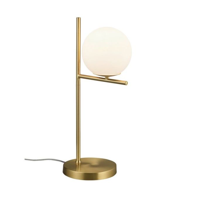 Messing Tischleuchte Modern, Silkis, mit Schalter
