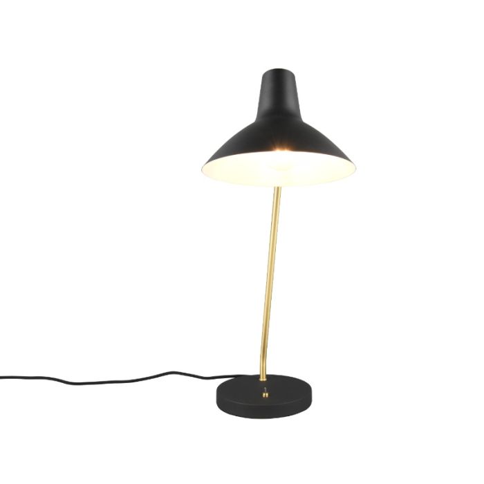Schwarze Schreibtischlampe Antik, Merit