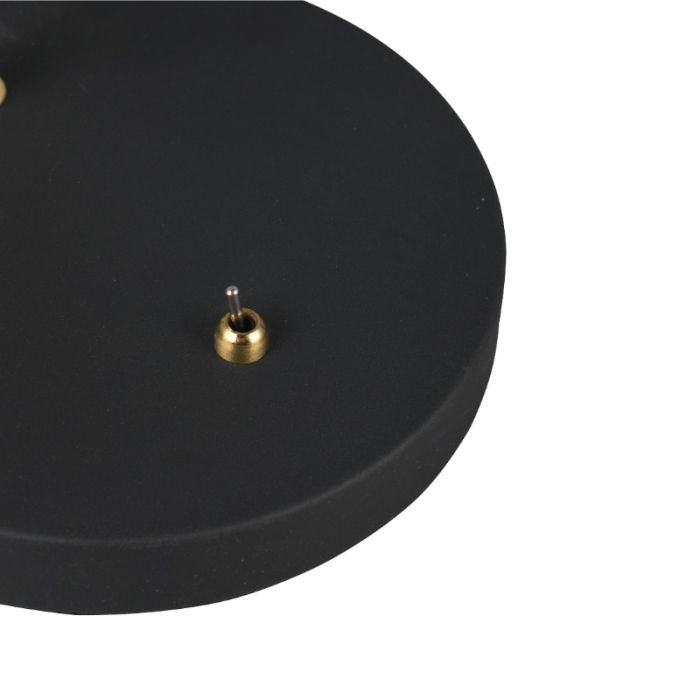 Schwarze Schreibtischlampe Antik, Merit
