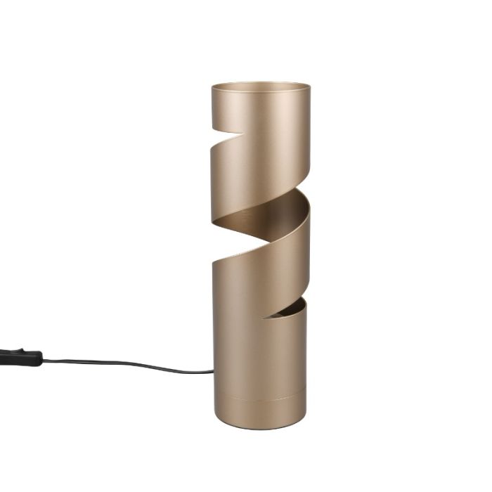 Braune Tischleuchte Design, Marouan, mit Schalter