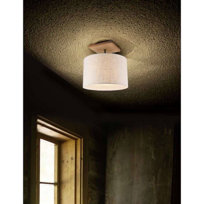 Nickel Deckenlampe Vintage, Milco