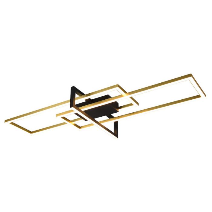 Messing Deckenlampe Modern, Hatun, 34W, 3000K LED
