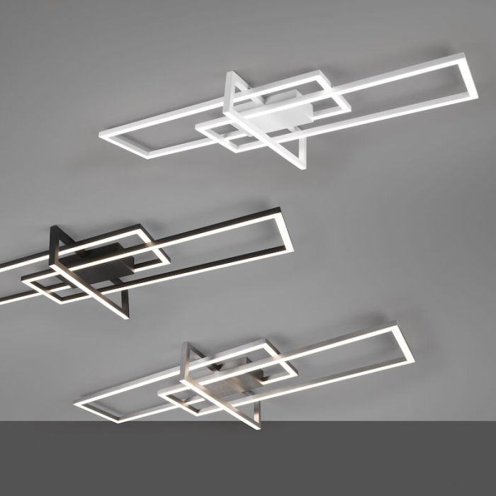 Weiße Deckenlampe Modern, Hatun, 34W, 4000K LED