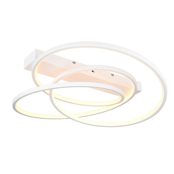 Weiße Deckenlampe Design, Teodore, 34W, White Switch LED, 3-stufig dimmbar