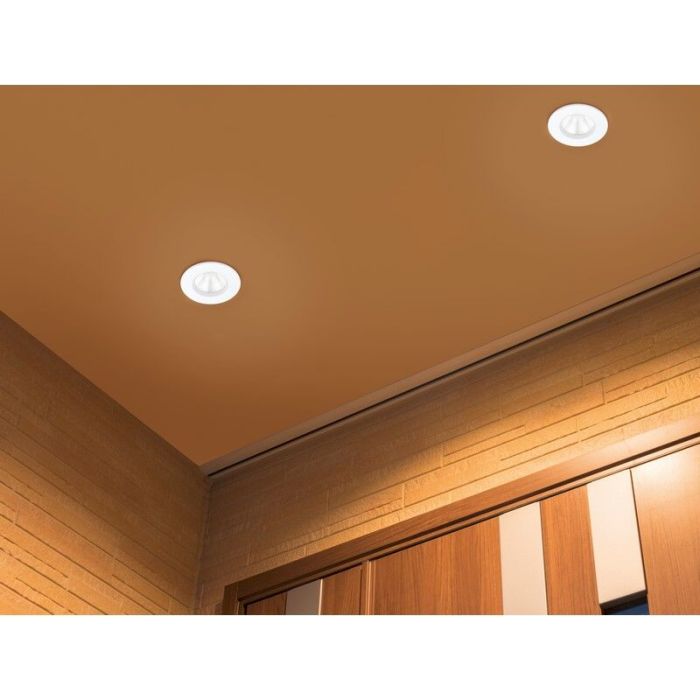 Weiße Badezimmer Einbaustrahler Modern, Iman, 5W, 3000K LED, IP65