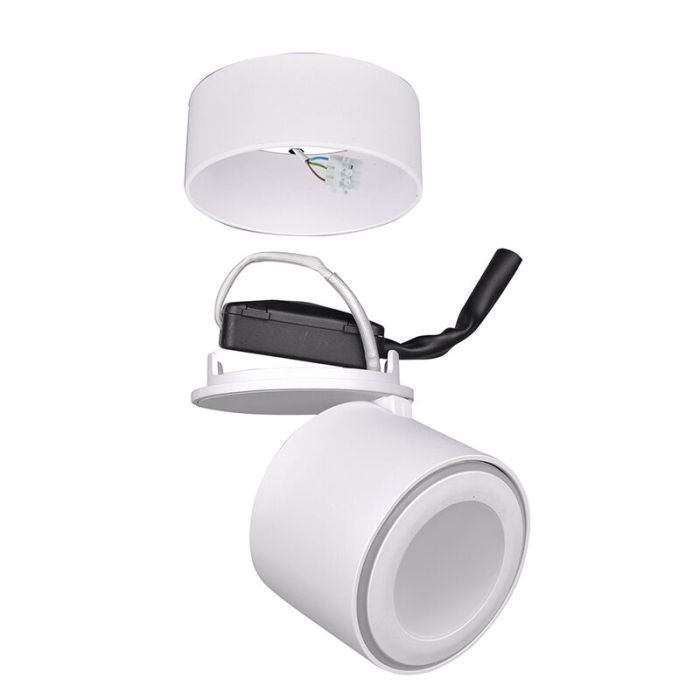 Weiße Deckenlampe Modern, Jorno, 3,5W, 3000K LED