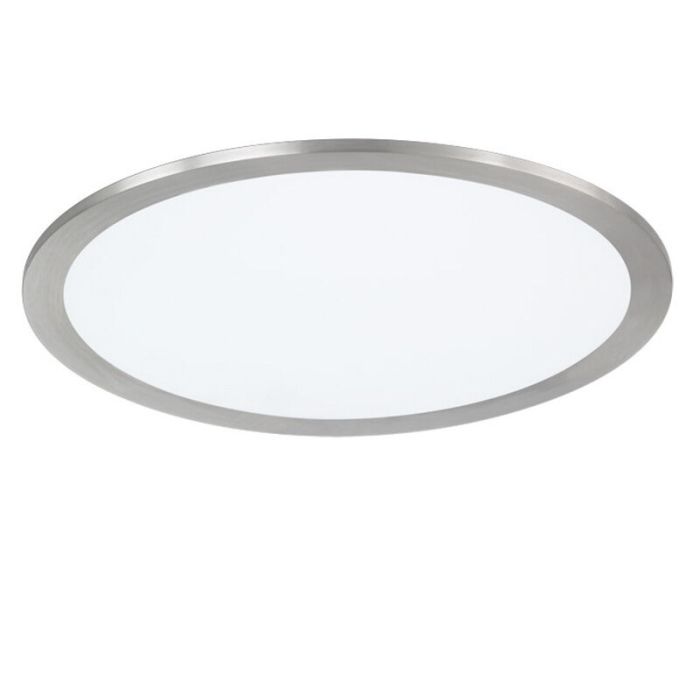 Nickel Deckenlampe Modern, Jamilia, 15W, RGBW LED, mit Fernbedienung