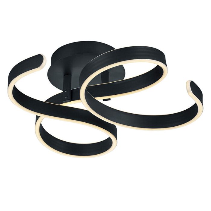 Anthrazit Deckenlampe Modern, Davu, 40W, 3000K LED